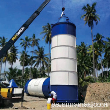 Cemento que mezcla plantas con silo 60 t